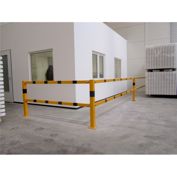 Portelement | til gel�ndersystem | med returfjeder